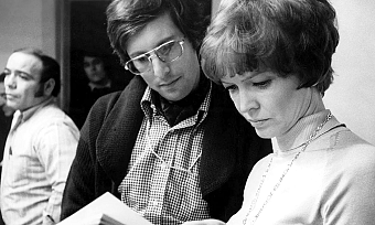 William Friedkin ja Ellen Burstyn Manaajan kuvauksissa / Warner Bros.